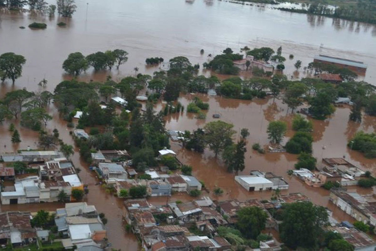 "El problema es que no hay absorción, el agua está estancada"