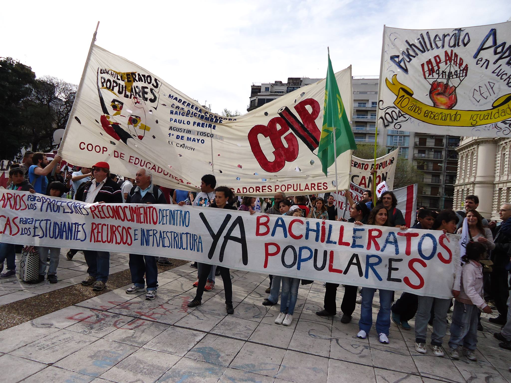 Bachilleratos populares piden reconocimiento