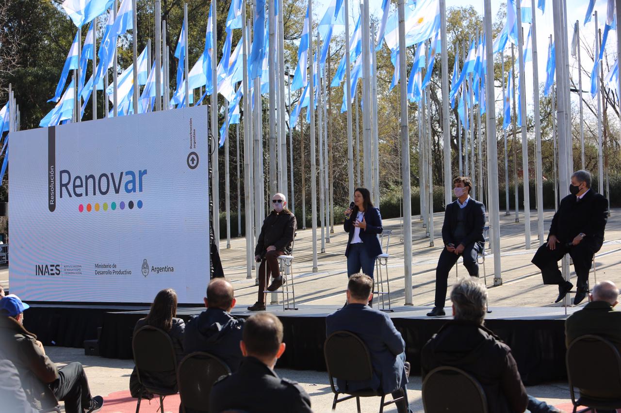 Renovar: Un nuevo Inaes se presentó en Tecnópolis