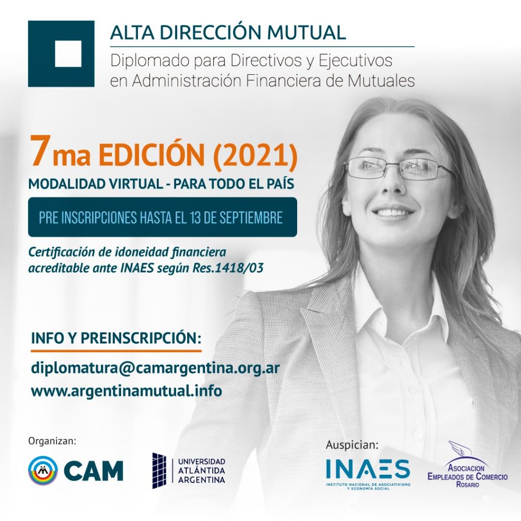 CAM promociona Diplomatura en Administración financiera de Mutuales