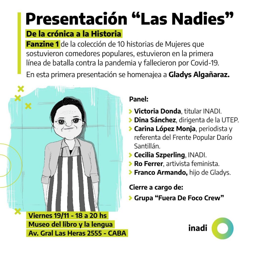 “Las Nadies”: Se presenta el libro que reivindica a las trabajadoras socio comunitarias