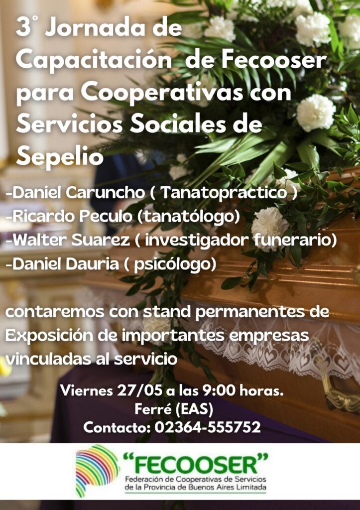 FECOOSER retoma la capacitación a cooperativas de sepelio