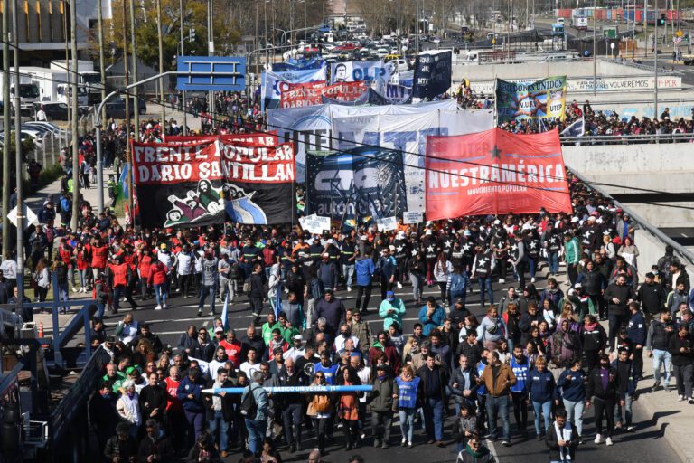 <strong>Se realizó una Jornada Nacional de protestas por el Salario Básico Universal</strong>