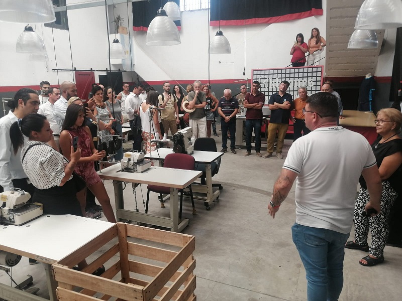 Se inauguró la escuela cooperativa y de oficios Kbrones: "Es de todos los que luchan día a día"