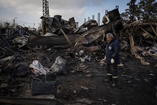 Incendio imágenes cooperativa lomas de zamora mte
