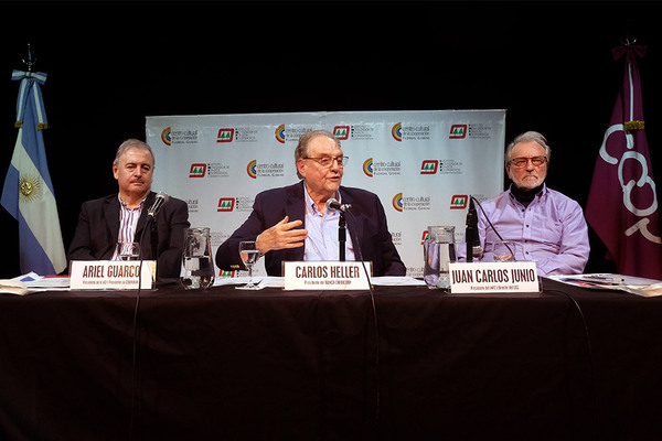 A dos semanas de las elecciones, Guarco, Heller y Junio llamaron a defender el modelo cooperativo