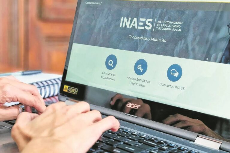 INAES cursos gratuitos cooperativas mutuales