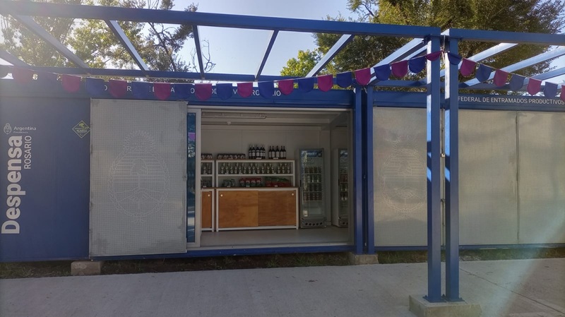 Despensa UNR: productos cooperativos en el nuevo almacén de La Siberia